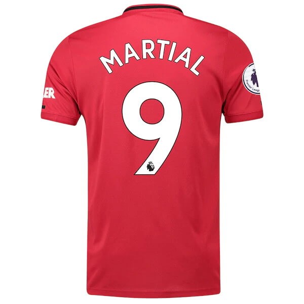 Camiseta Manchester United NO.9 Martial Primera 2019-2020 Rojo